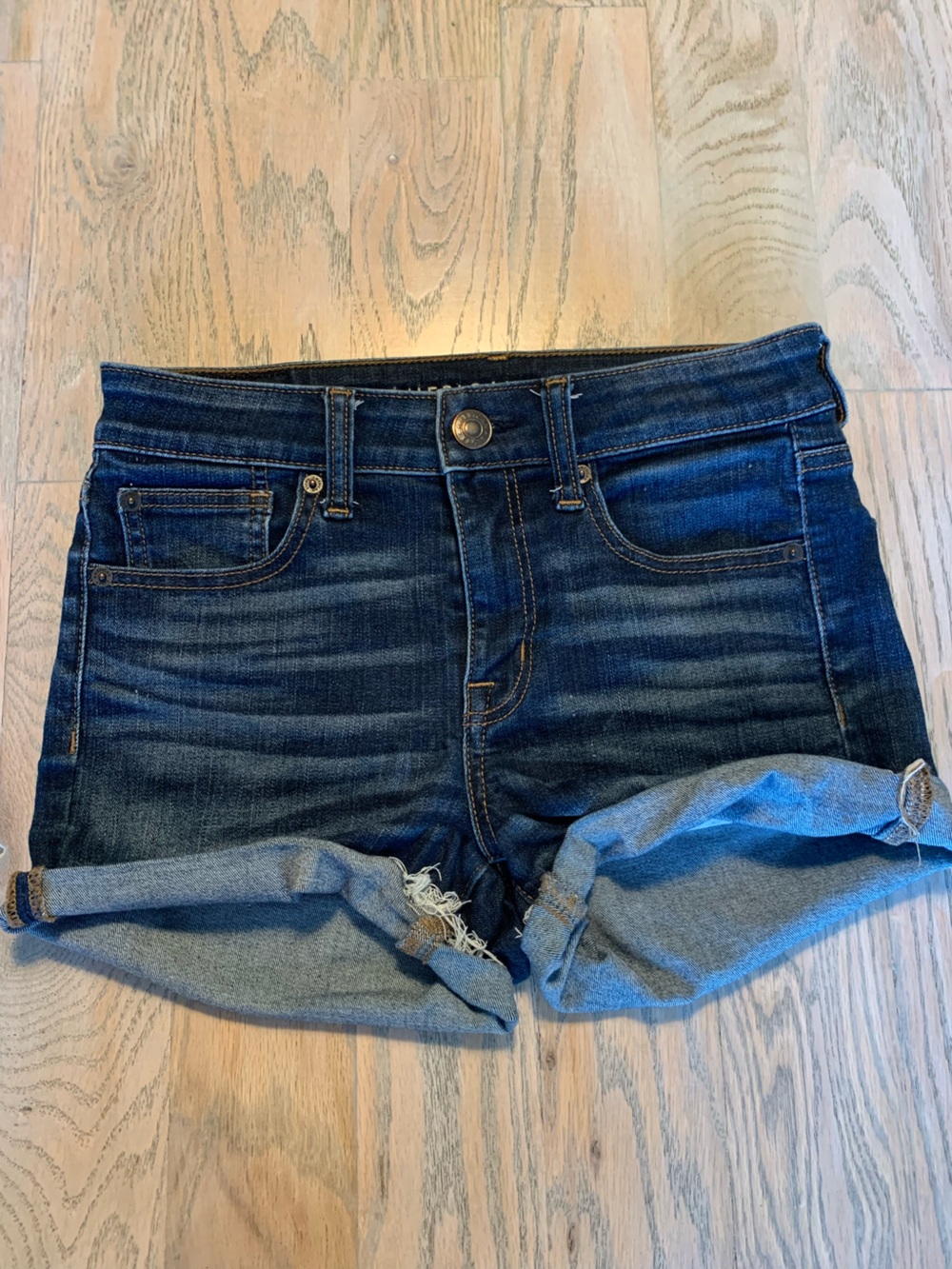 American Eagle Outfitters Dark Blue Next Level Stretch Denim Jeans
